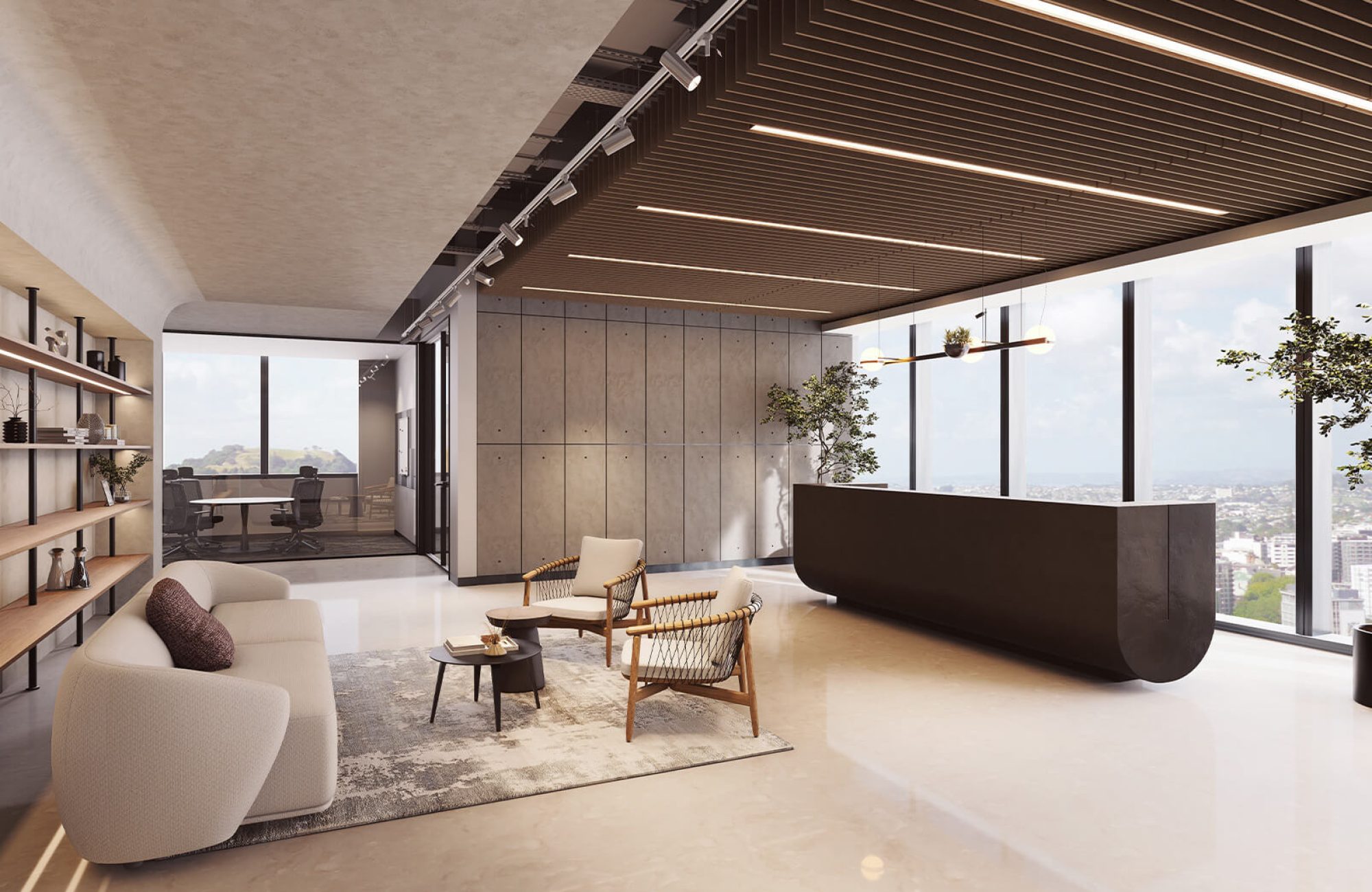 Acoufelt_Regular-Ceiling-Baffle_Linear_Carousel-1