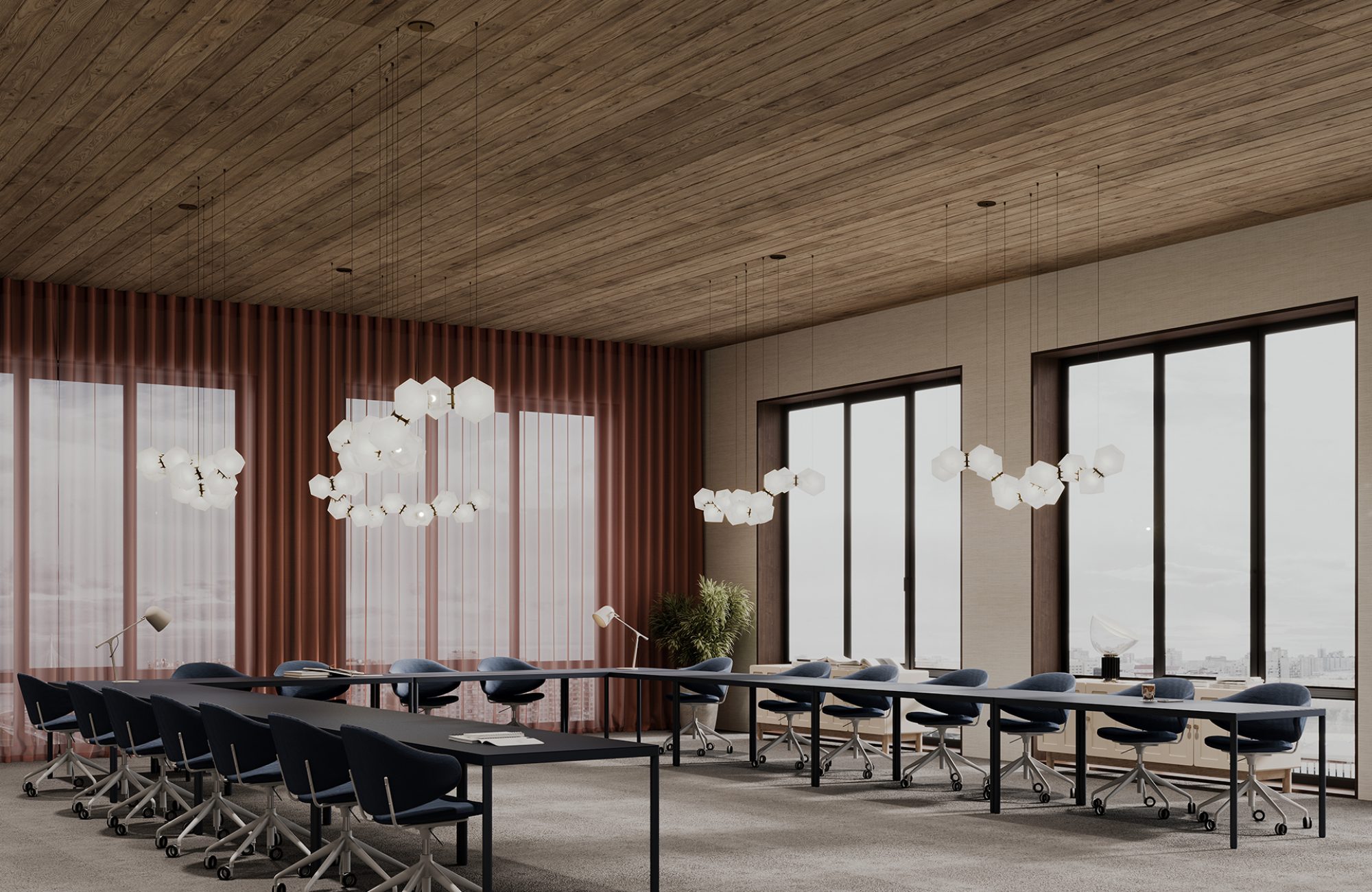 Cover, Boarded Ceiling Panels | Mocha Legno | WoodGrain Collection