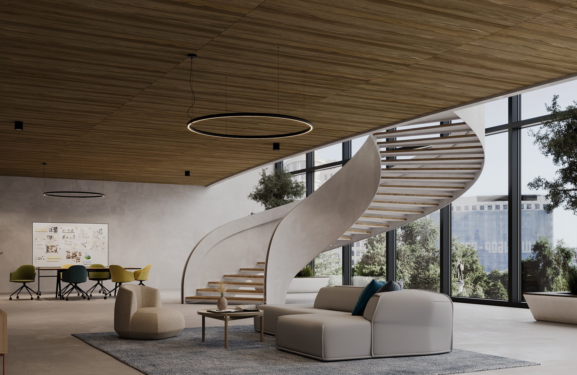 Cover, Boarded Ceiling Panels | Espresso Oak | WoodGrain Collection