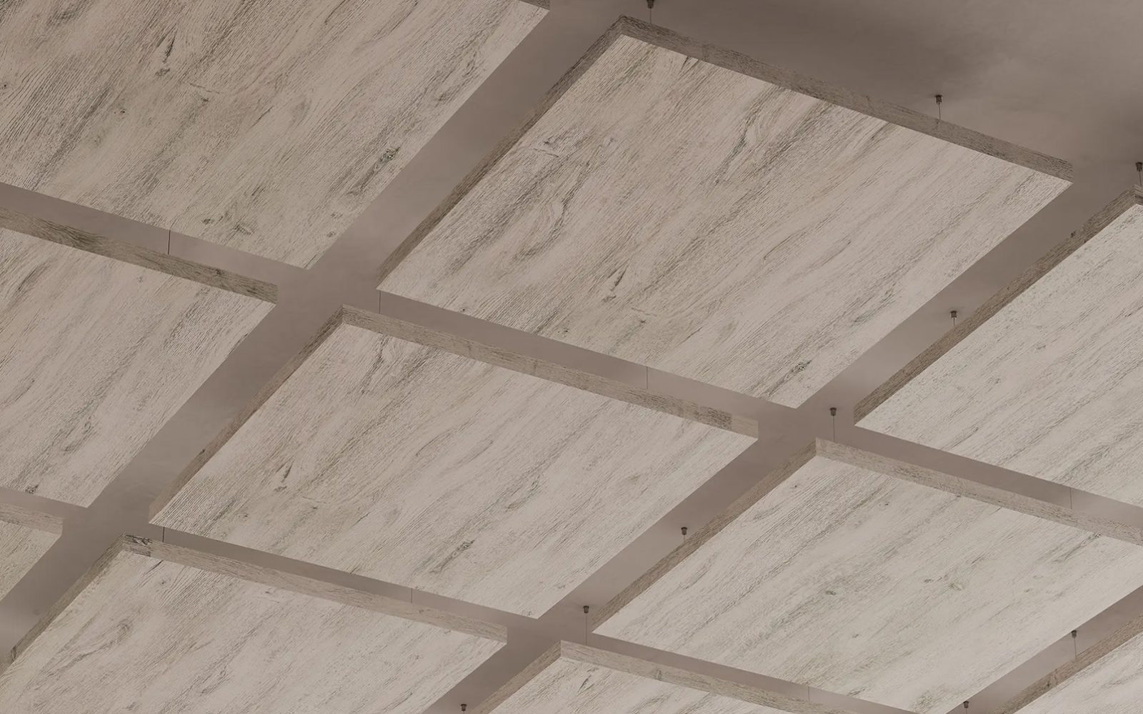 Canopy Ceiling Clouds | Picket Fence | WoodGrain Collection