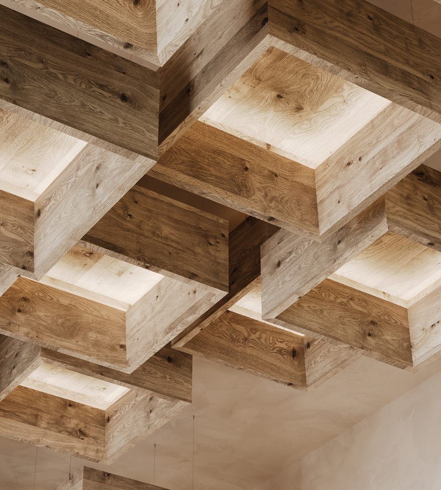 Blox, Deep Ceiling Clouds | Driftwood | WoodGrain Collection