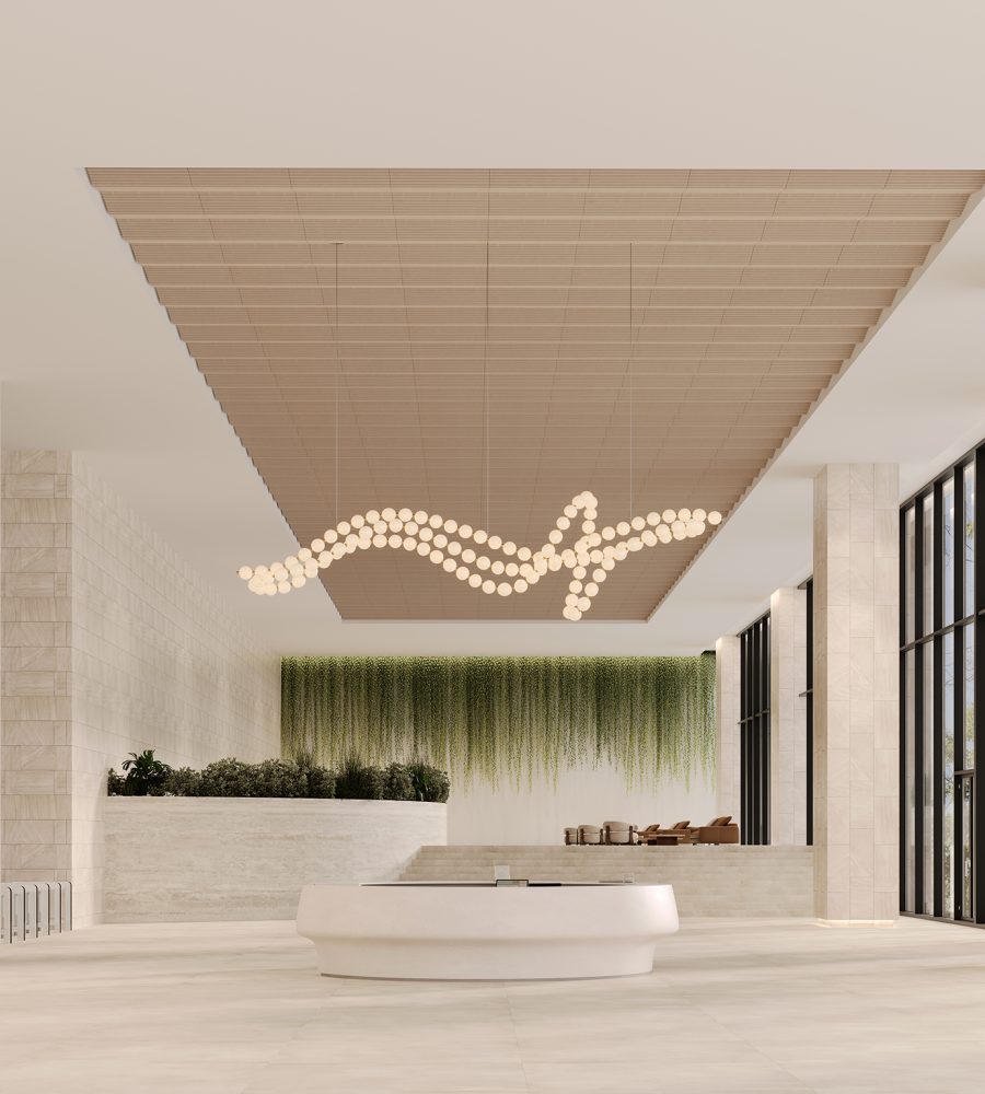 Rail, Grate Ceiling Frames | Petrified Ash | WoodGrain Collection