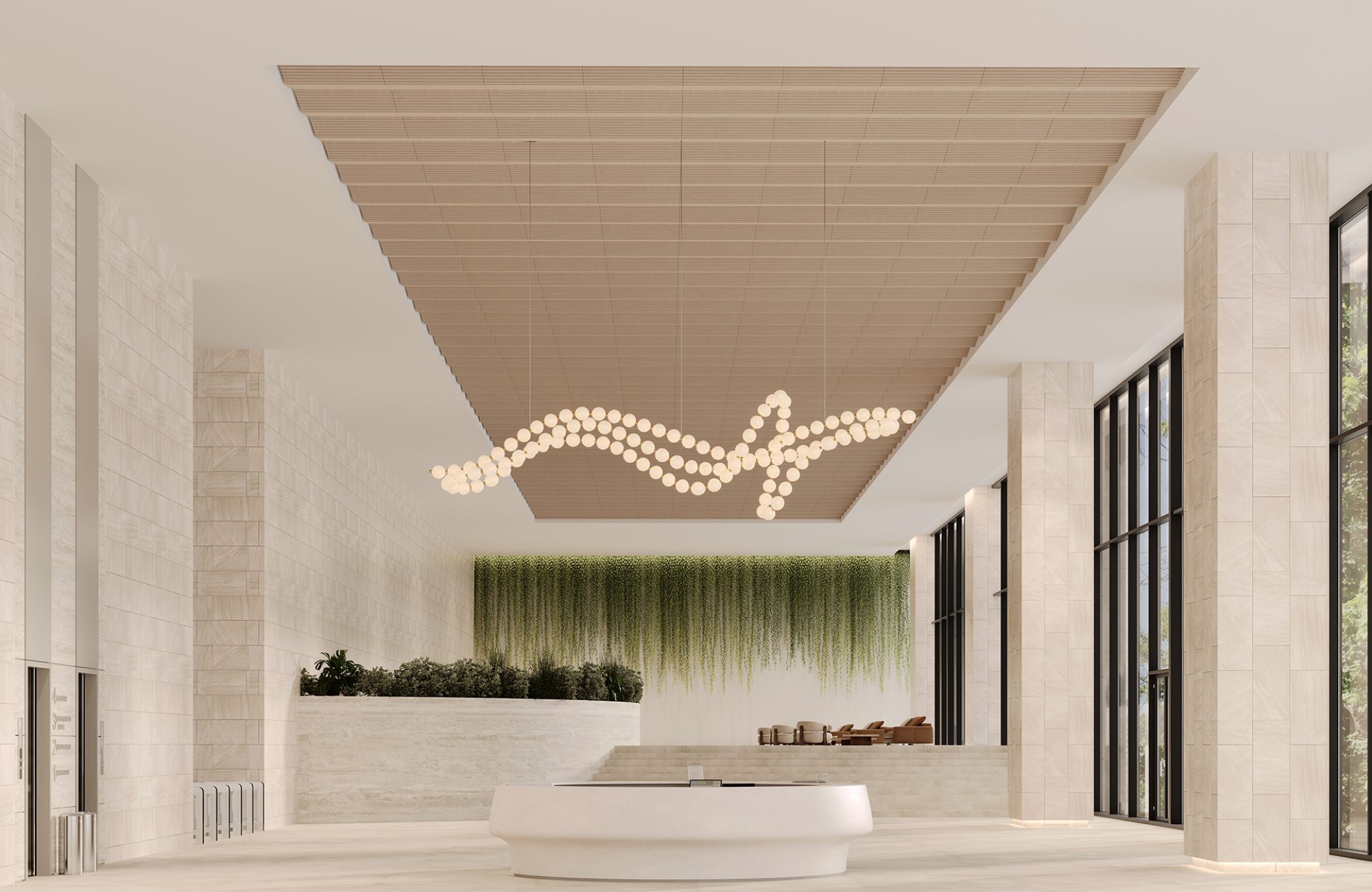 Rail, Grate Ceiling Frames | Petrified Ash | WoodGrain Collection
