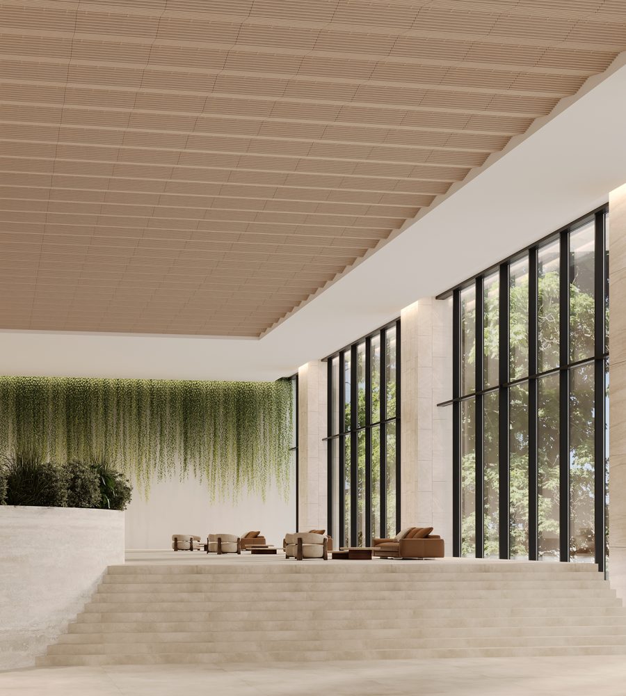 Rail, Grate Ceiling Frames | Petrified Ash | WoodGrain Collection