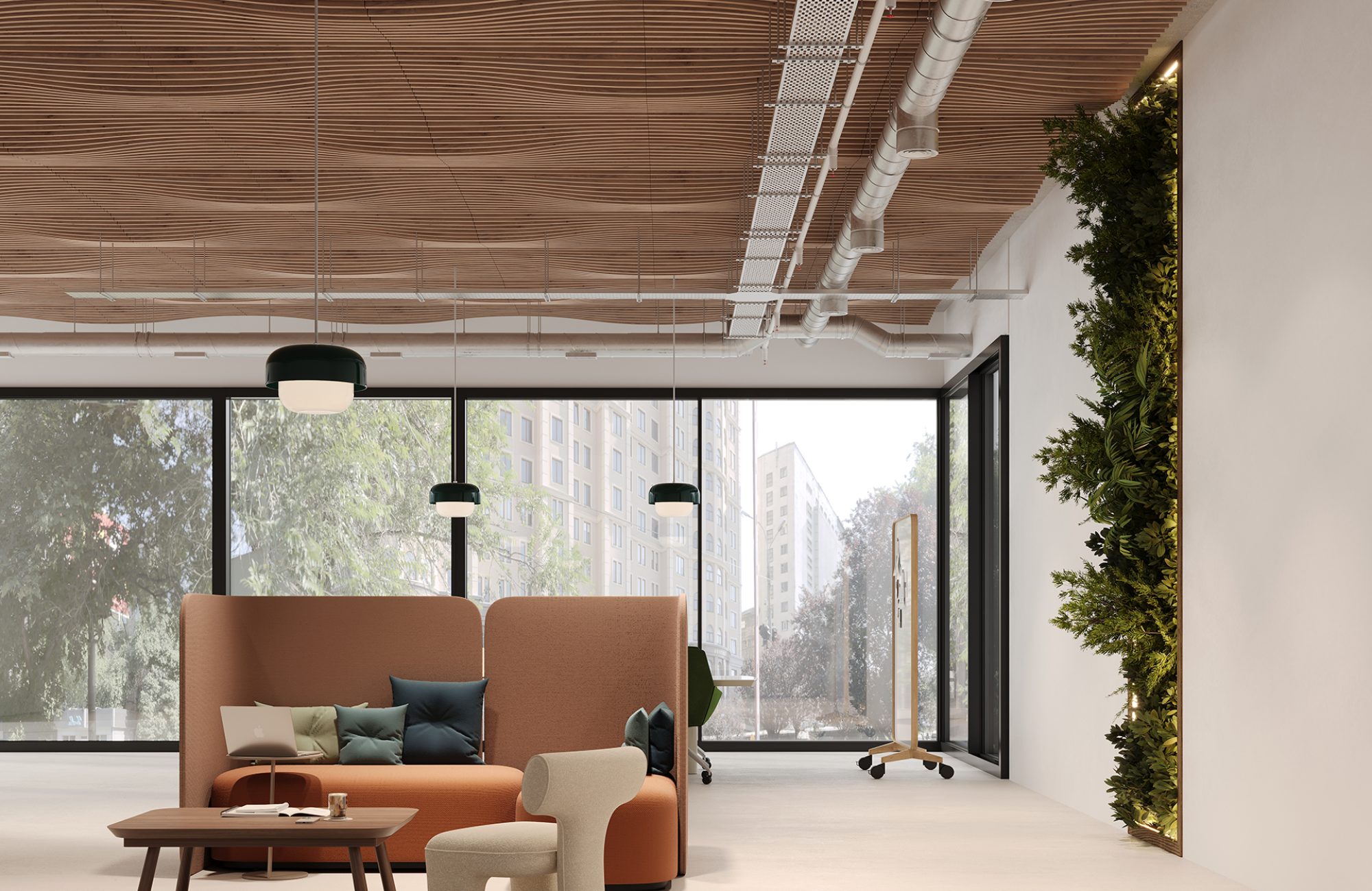 Rail, Passage Ceiling Frames | Fumed Oak | WoodGrain Collection