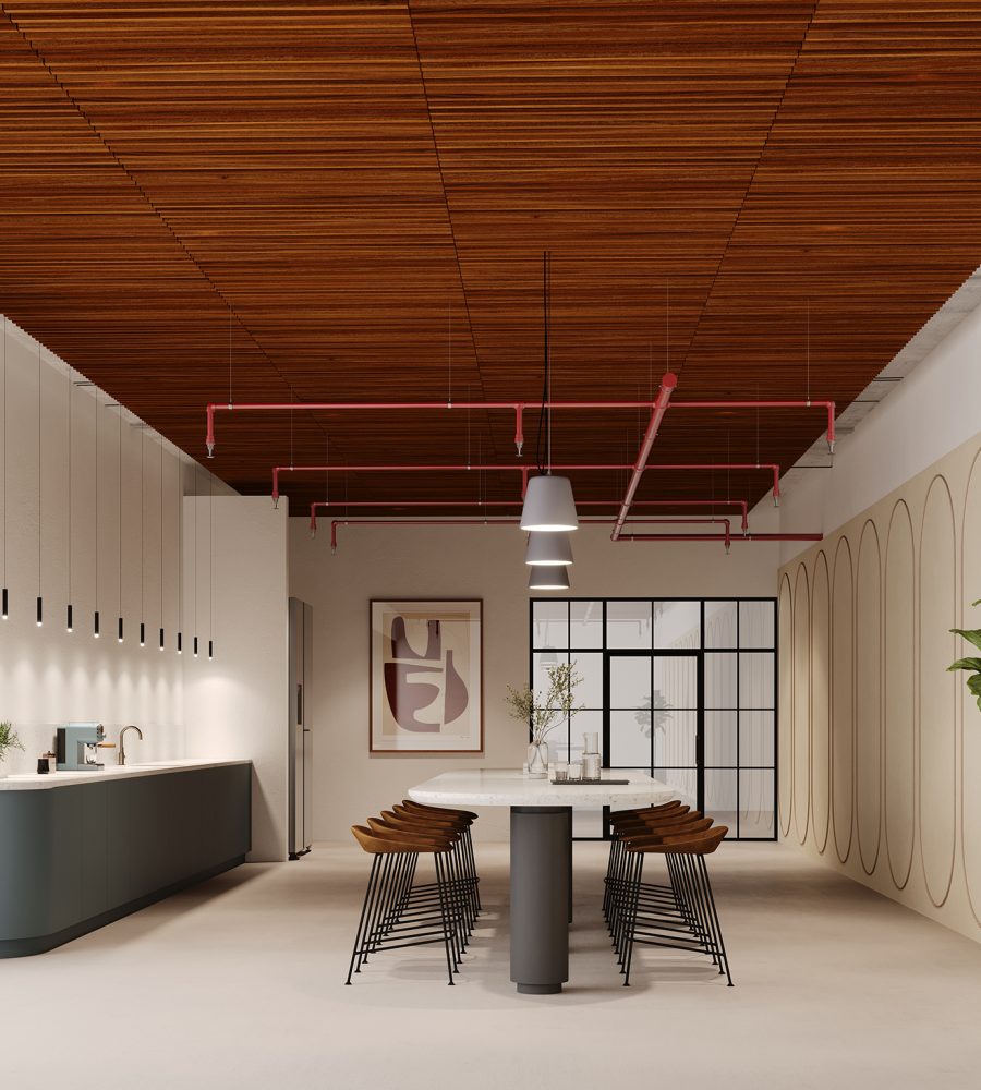 Rail, Road Ceiling Frames | Teak | WoodGrain Collection