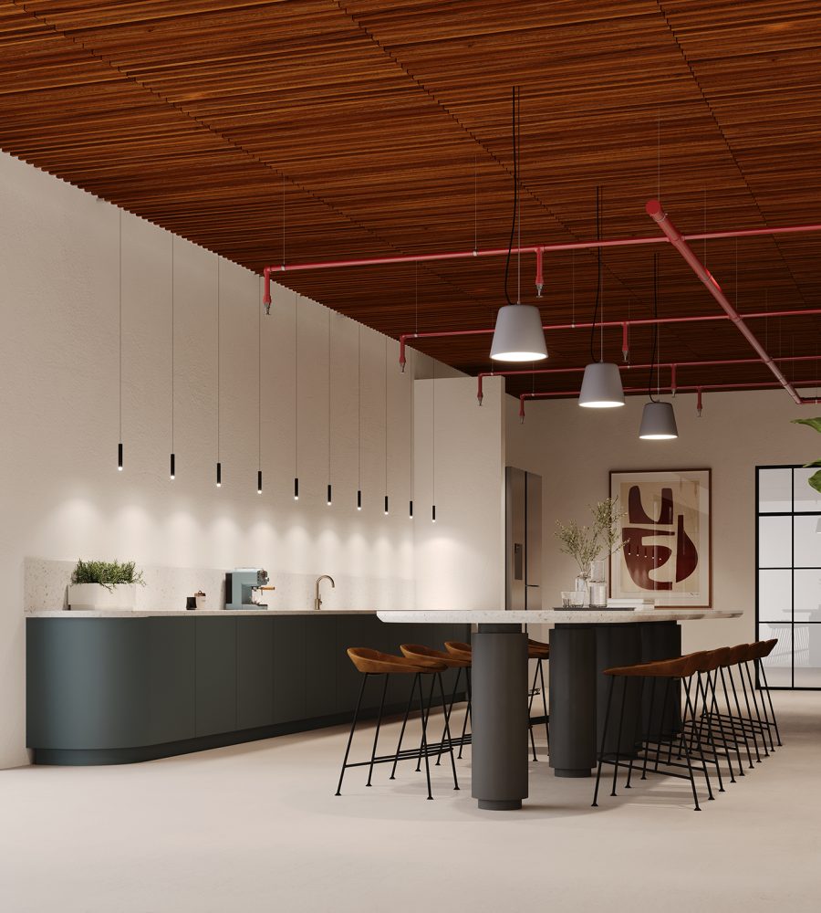 Rail, Road Ceiling Frames | Teak | WoodGrain Collection