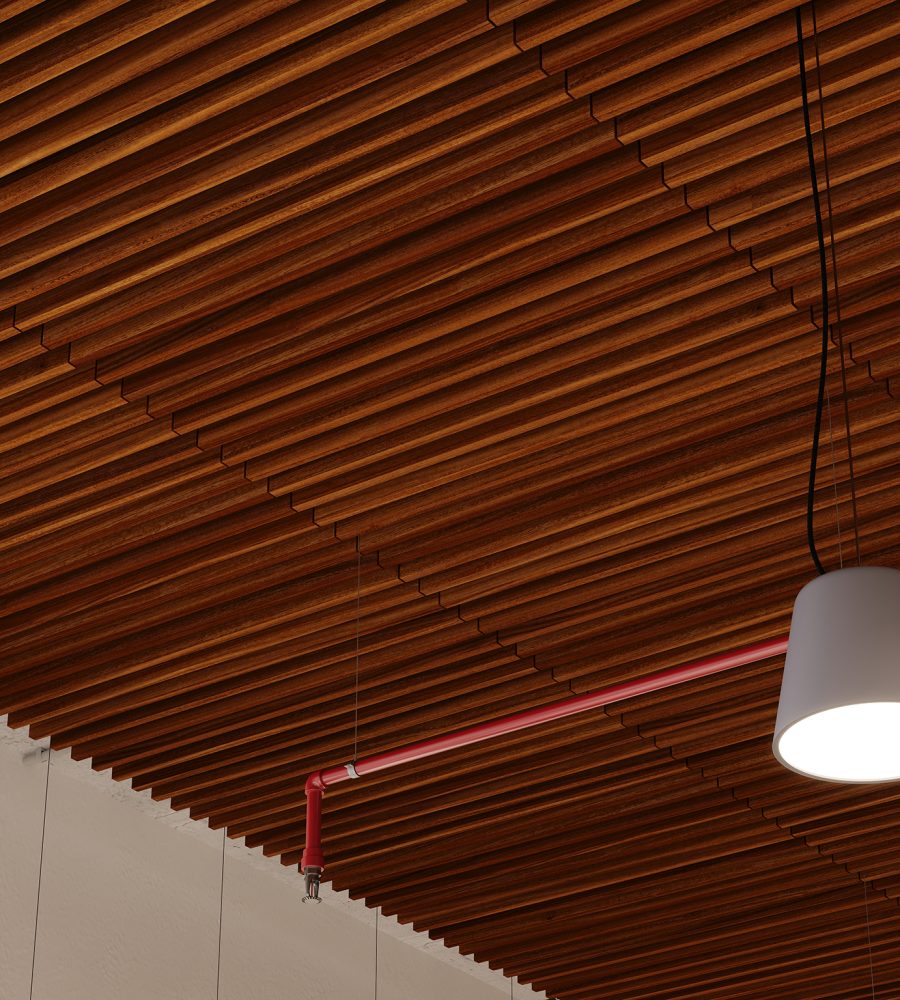 Rail, Road Ceiling Frames | Teak | WoodGrain Collection