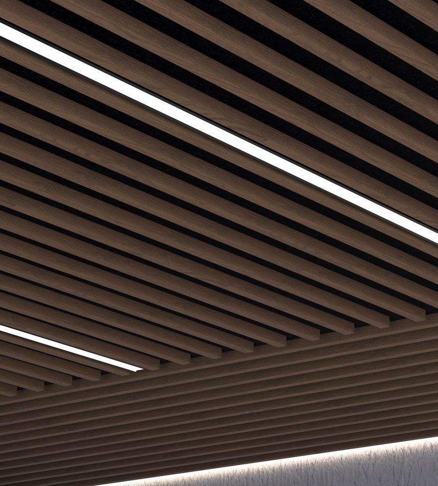 SoftenUp, Plateau Ceiling Frames | Mountain Lodge | WoodGrain Collection