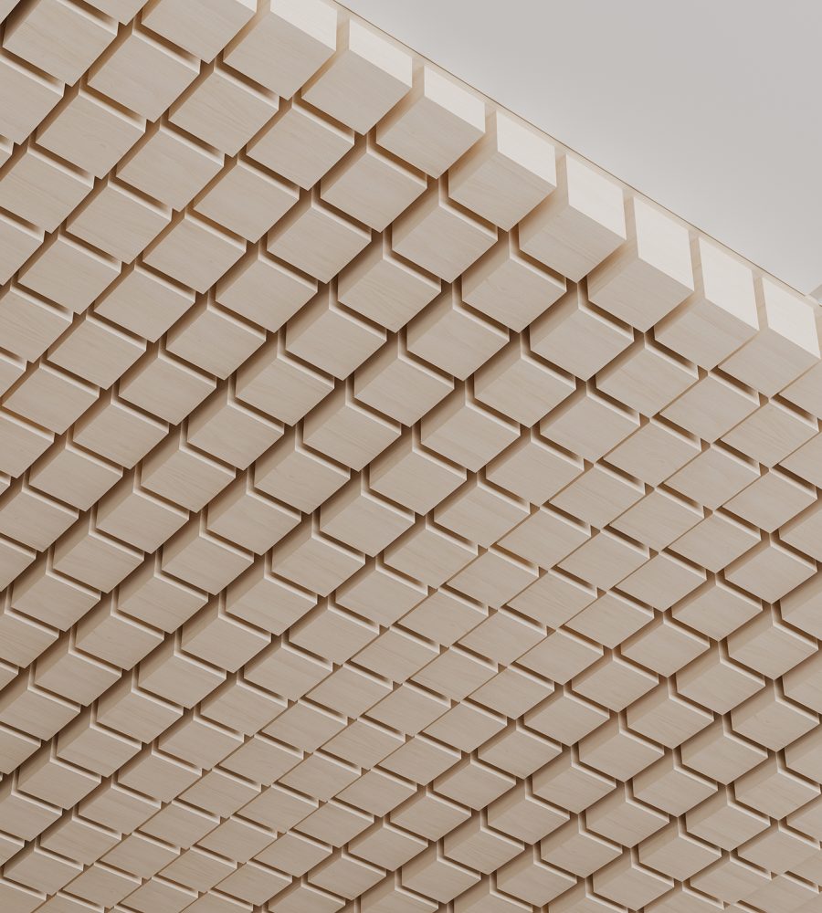 Vista, Mountain Ceiling Frame | White Oak | WoodGrain Collection