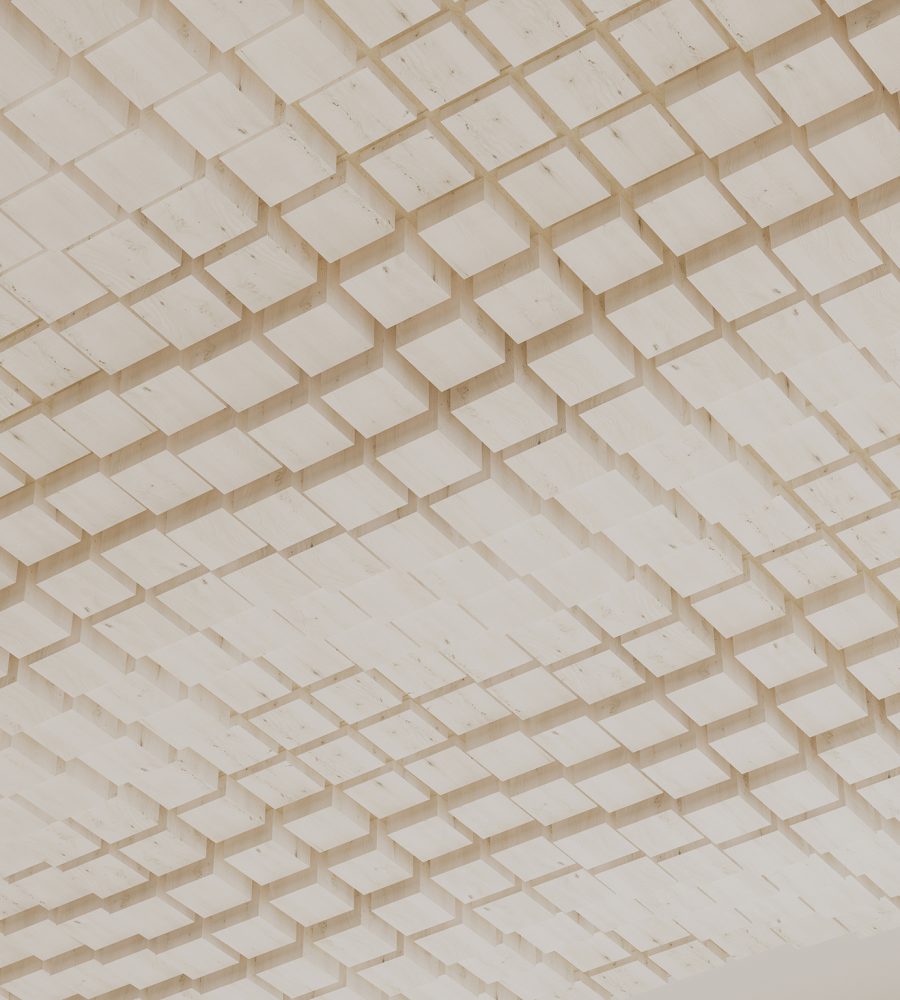 Vista, Oceanic Ceiling Frame | White Elm | WoodGrain Collection