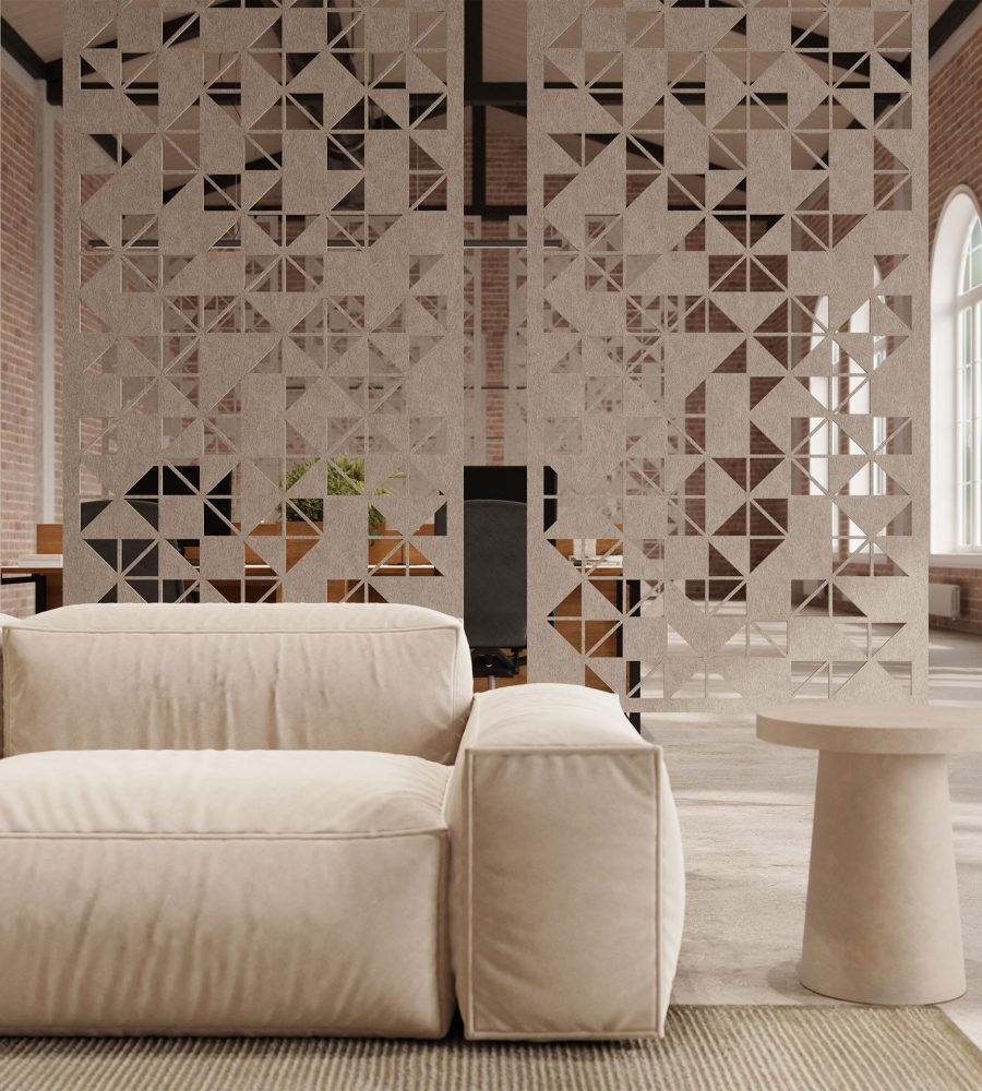 Creative Cut, Origami Wall Screens | Almond | Premier Collection