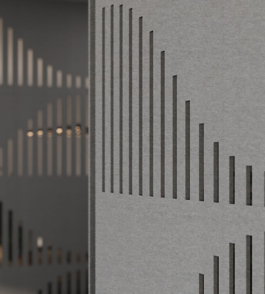 Creative Cut, Sonar Wall Screens | Platinum | Premier Collection