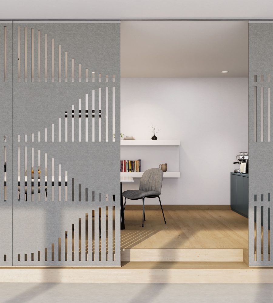 Creative Cut, Sonar Wall Screens | Platinum | Premier Collection