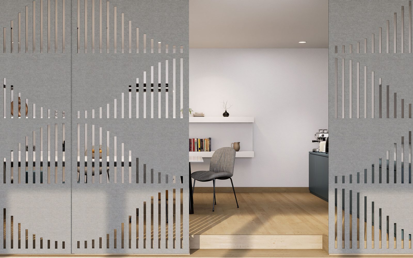 Creative Cut, Sonar Wall Screens | Platinum | Premier Collection