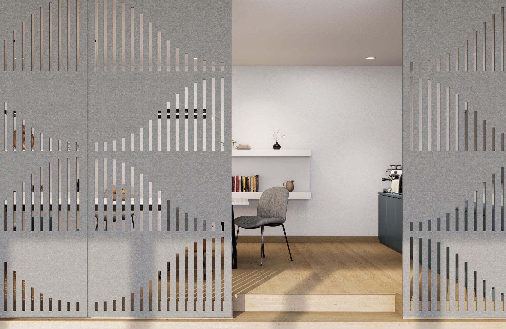 Creative Cut, Sonar Wall Screens | Platinum | Premier Collection