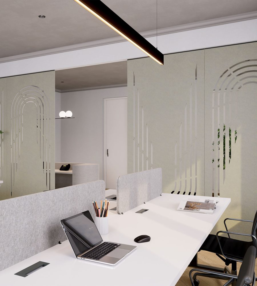 Creative Cut, Tunnel Wall Screens | Pistachio | Premier Collection