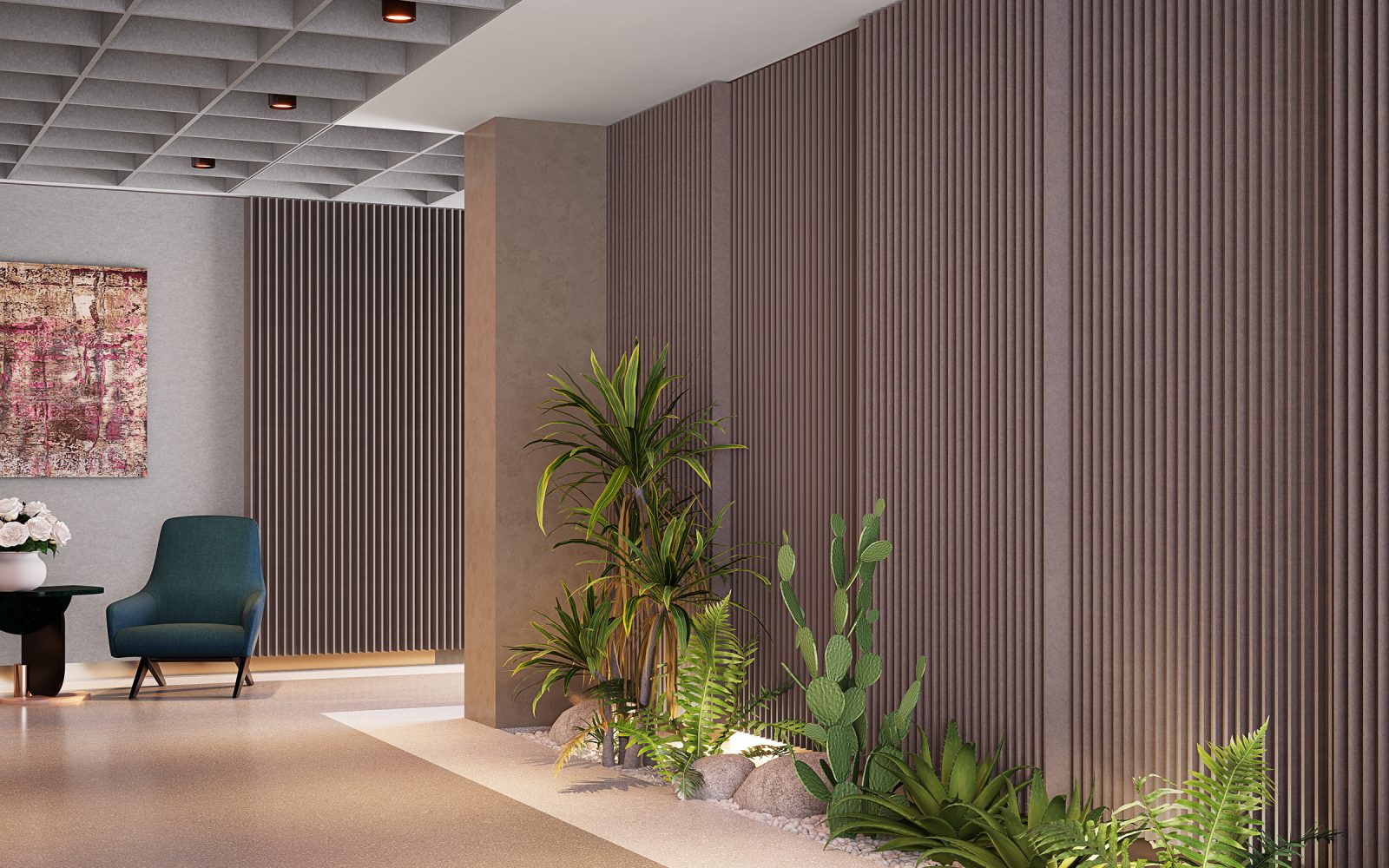 Raised Wall Panels | Amethyst | Premier Collection