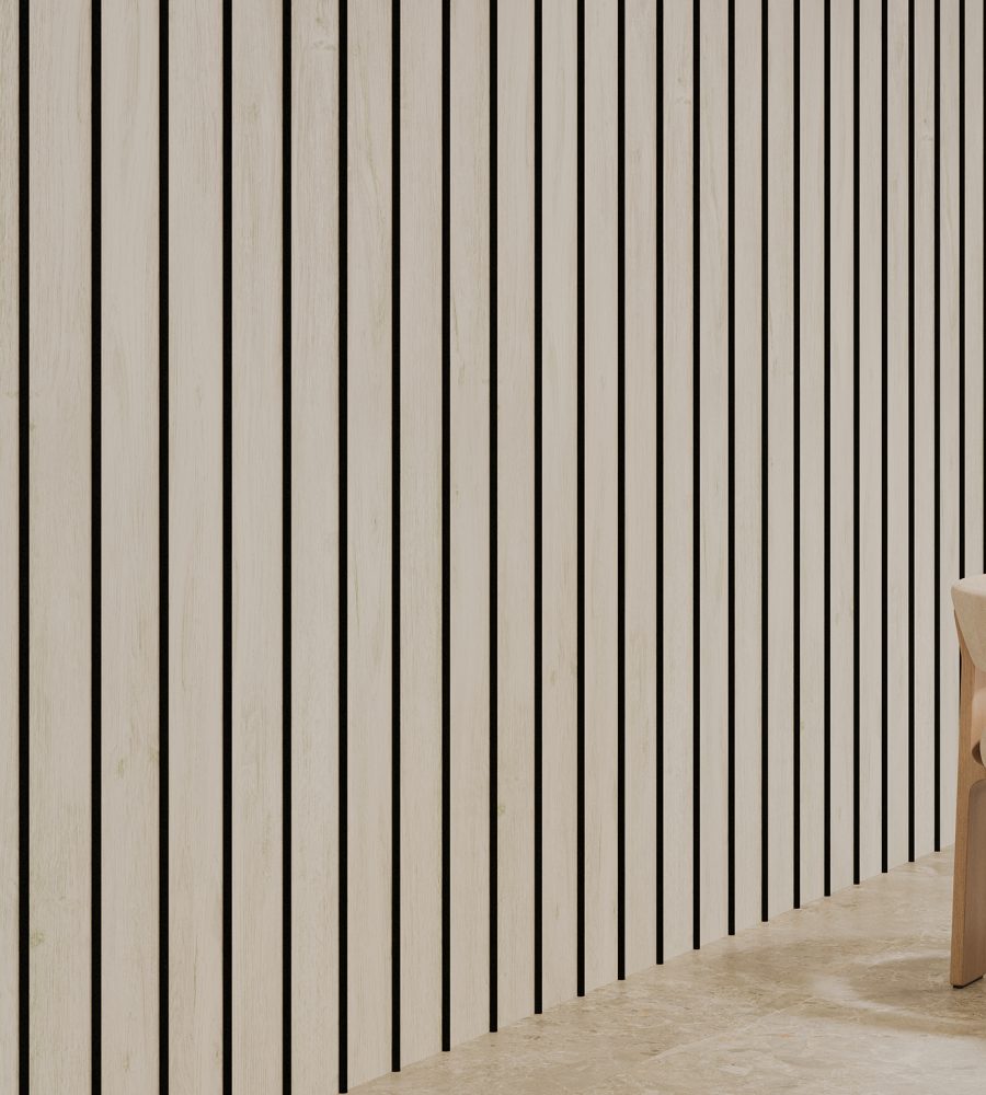 Spine Wall Panels, Bars A | Boat Shed, Piano Black | Premier, WoodGrain Collections