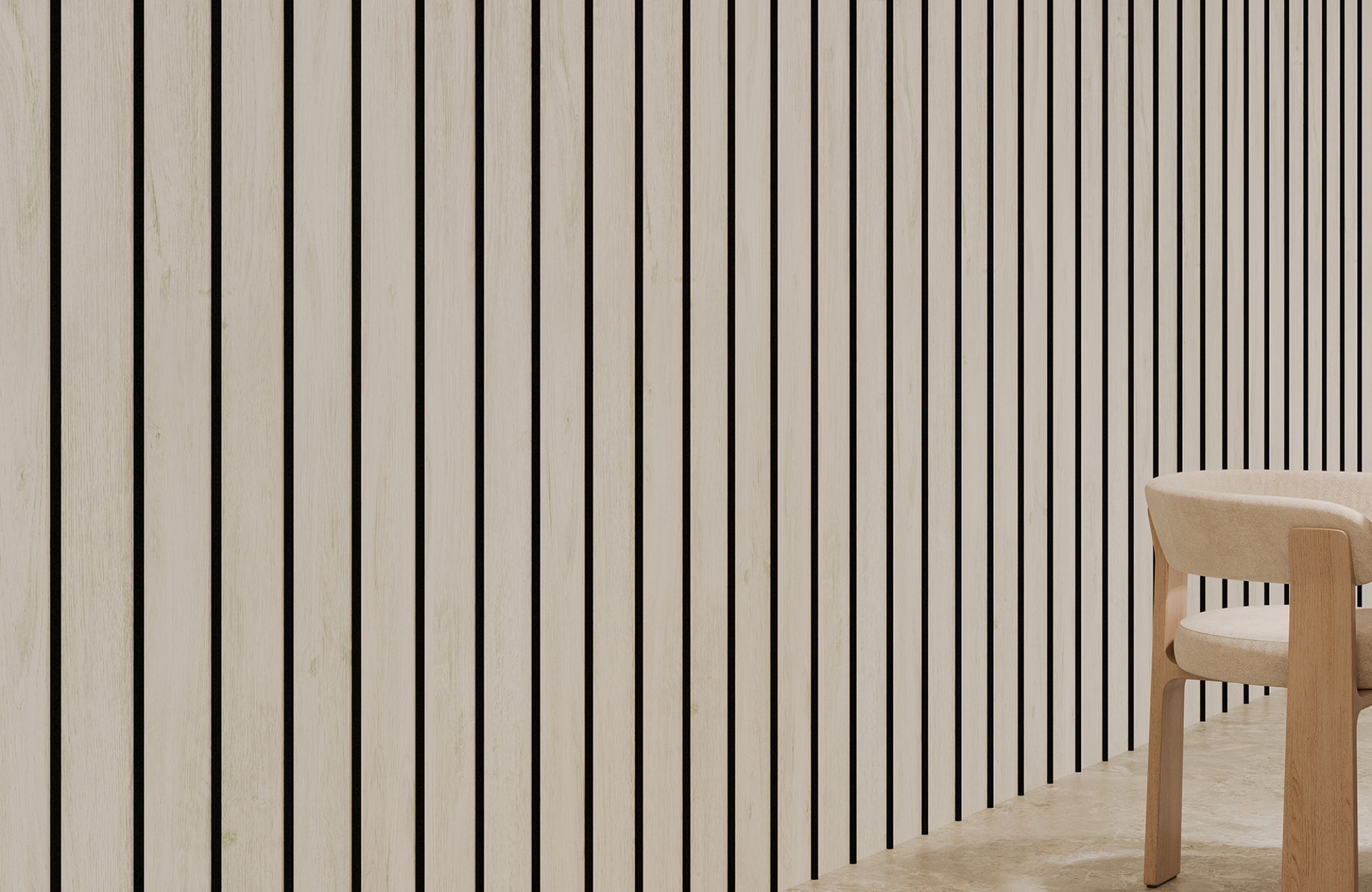 Spine Wall Panels, Bars A | Boat Shed, Piano Black | Premier, WoodGrain Collections