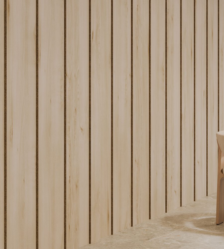 Spine Wall Panels, Bars B | Loft, Walnut | WoodGrain Collection