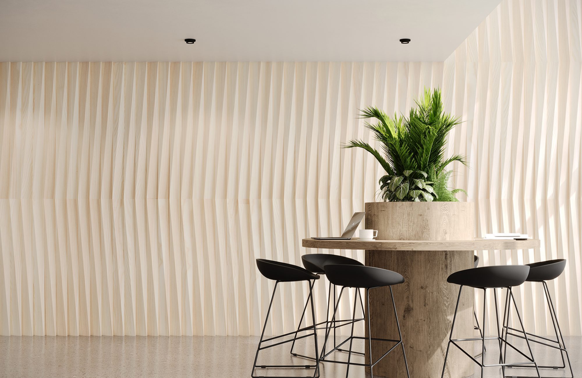 PopUp, Dart Wall Tiles | Lyed Larch | WoodGrain Collection