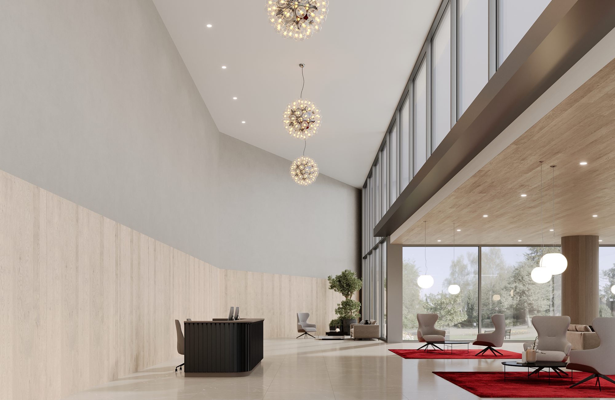 QuietForm Wall Panels, Celestial B | Mountain Lodge | WoodGrain Collection