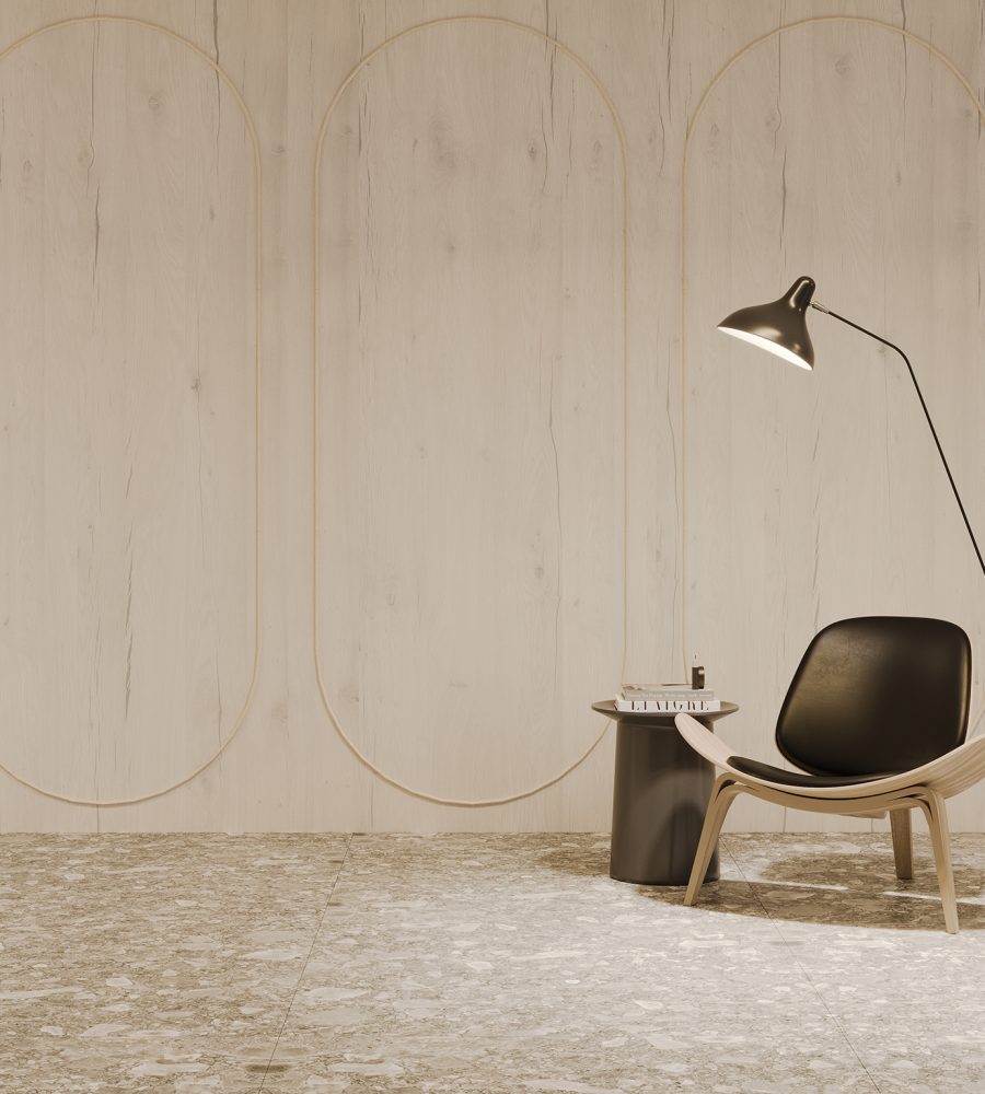 Spine Wall Panels, Racetrack B | Nordic Plank, Pearl | WoodGrain, Premier Collections