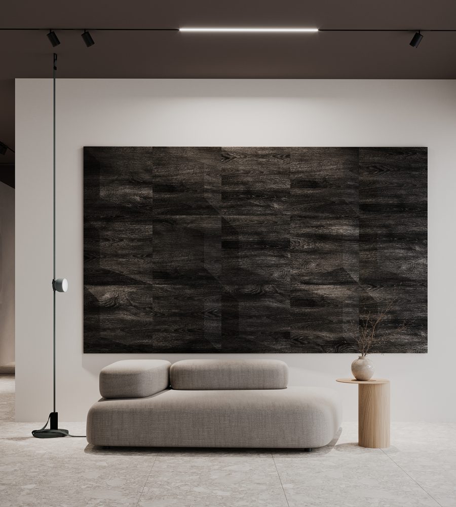 PopUp, Roof Wall Tiles | Charred Larch | WoodGrain Collection