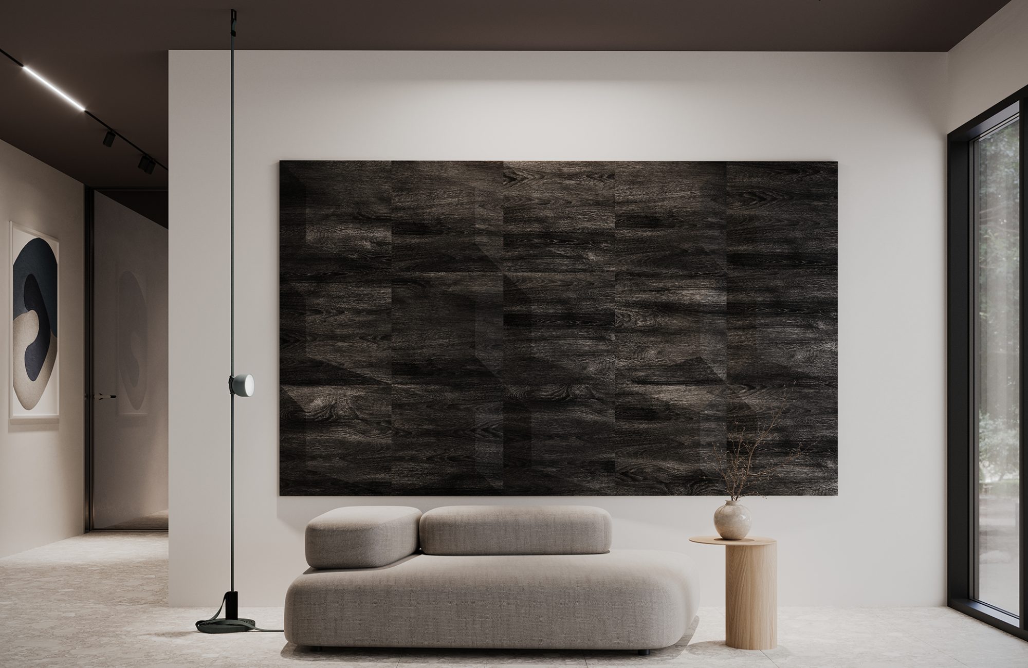 PopUp, Roof Wall Tiles | Charred Larch | WoodGrain Collection