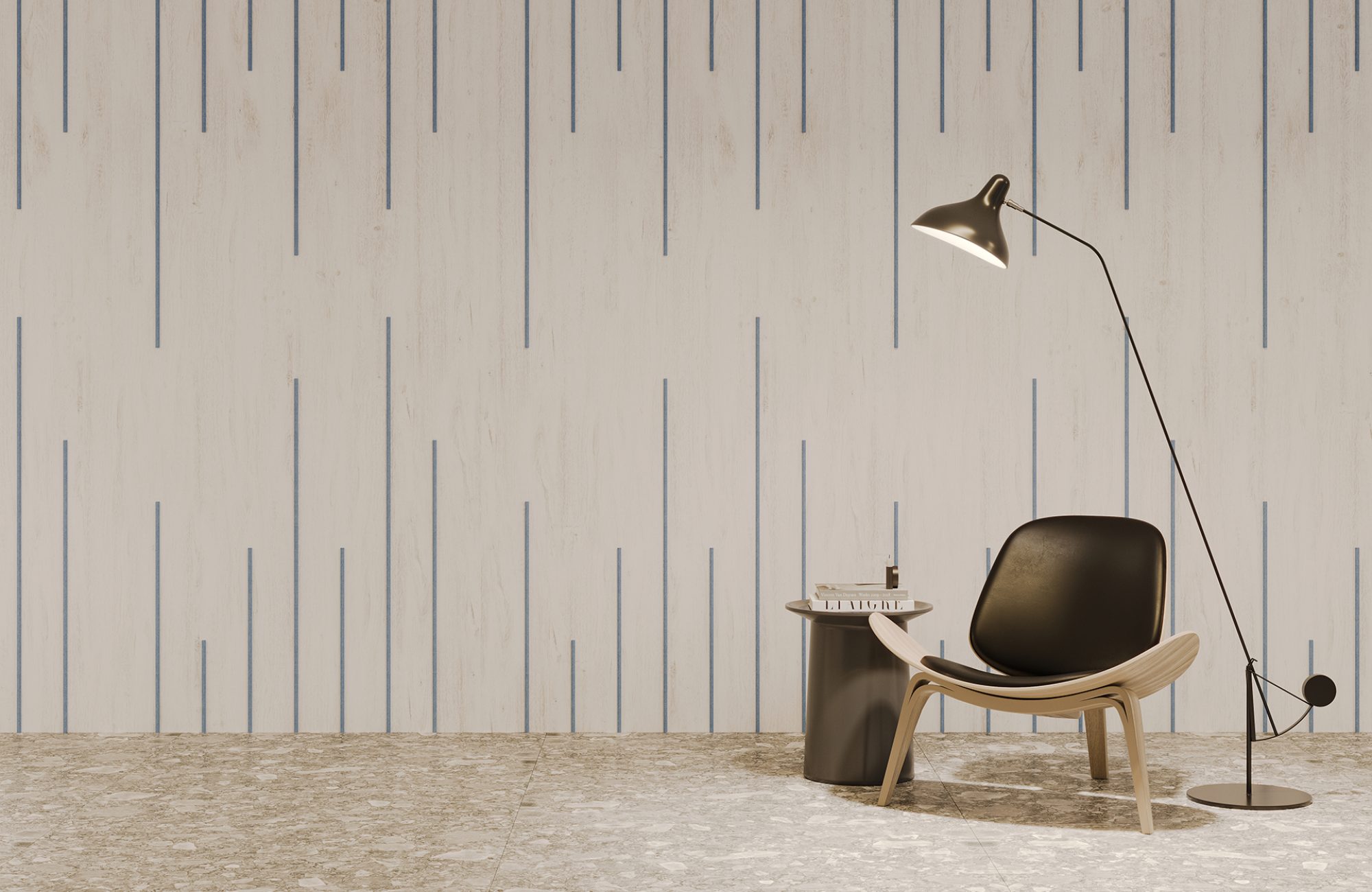 Spine Wall Panels, Ruler | Picket Fence, Marine | WoodGrain, Premier Collections