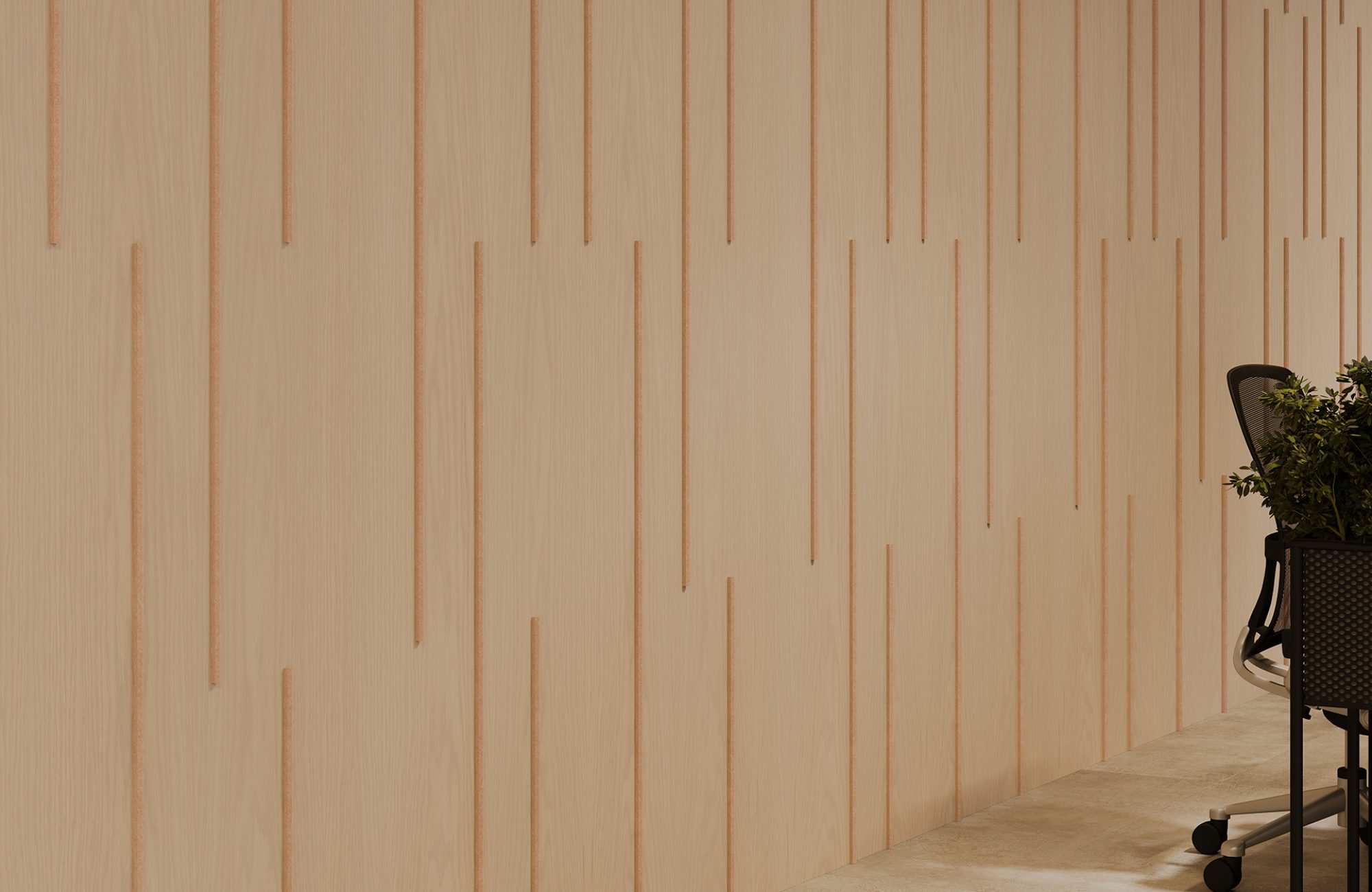 Spine Wall Panels, Scored | Petrified Ash, Valentine | WoodGrain, Premier Collections