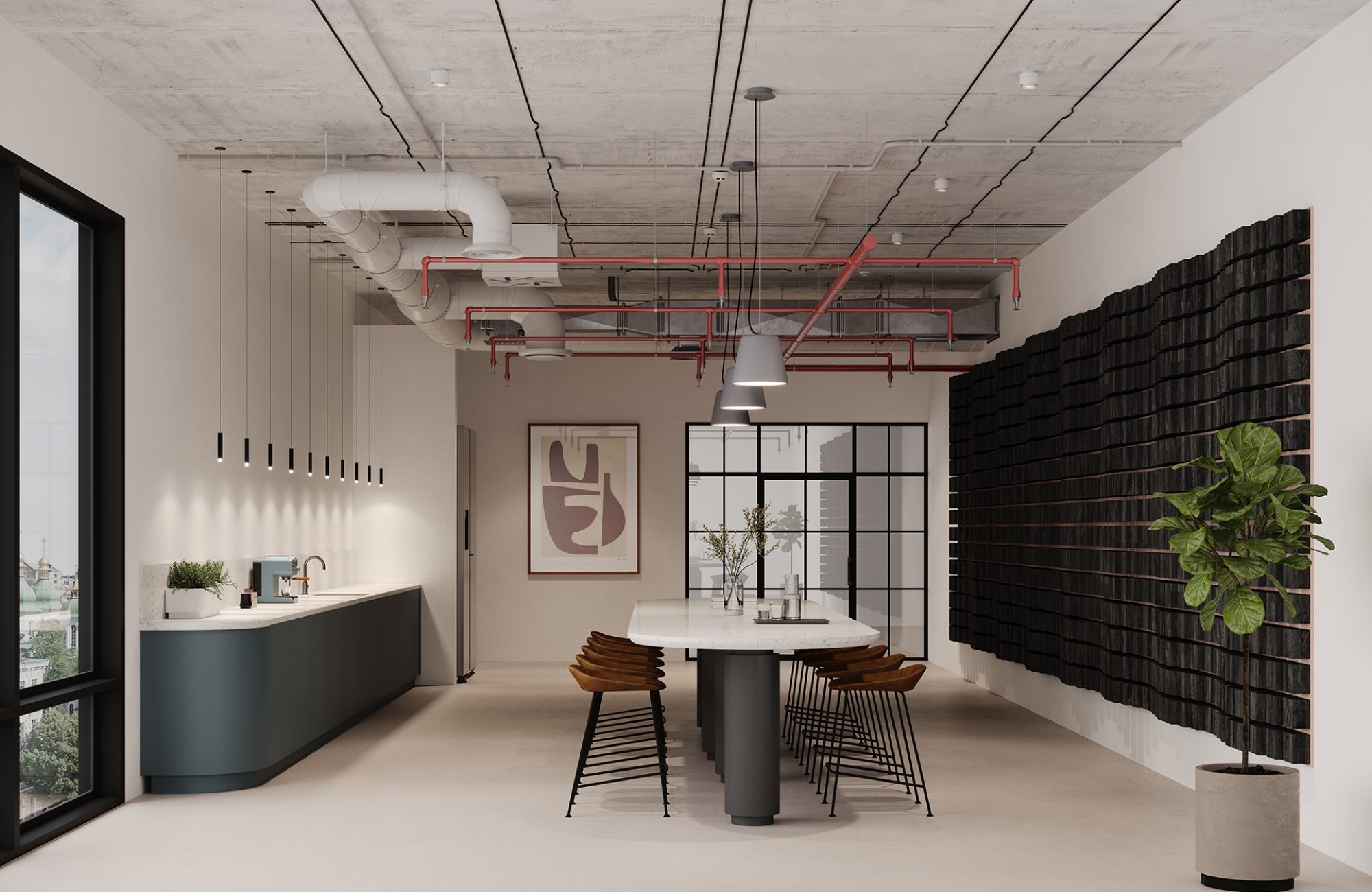 Vista, Mountain Wall Tiles | Charred Larch, Valentine | WoodGrain, Premier Collections