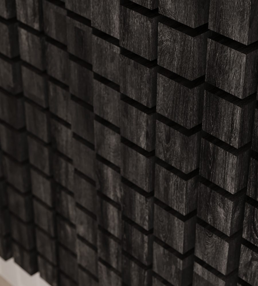 Vista, Mountain Wall Tiles | Charred Larch, Valentine | WoodGrain, Premier Collections