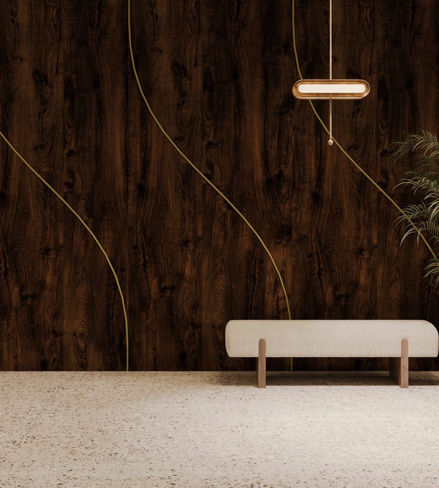 Spine Wall Panels, Tulip B | Antique Chest, Eucalyptus | WoodGrain, Premier Collections