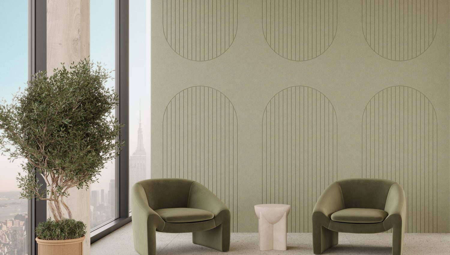 Fracture Arch | Premier Collection | Pistachio