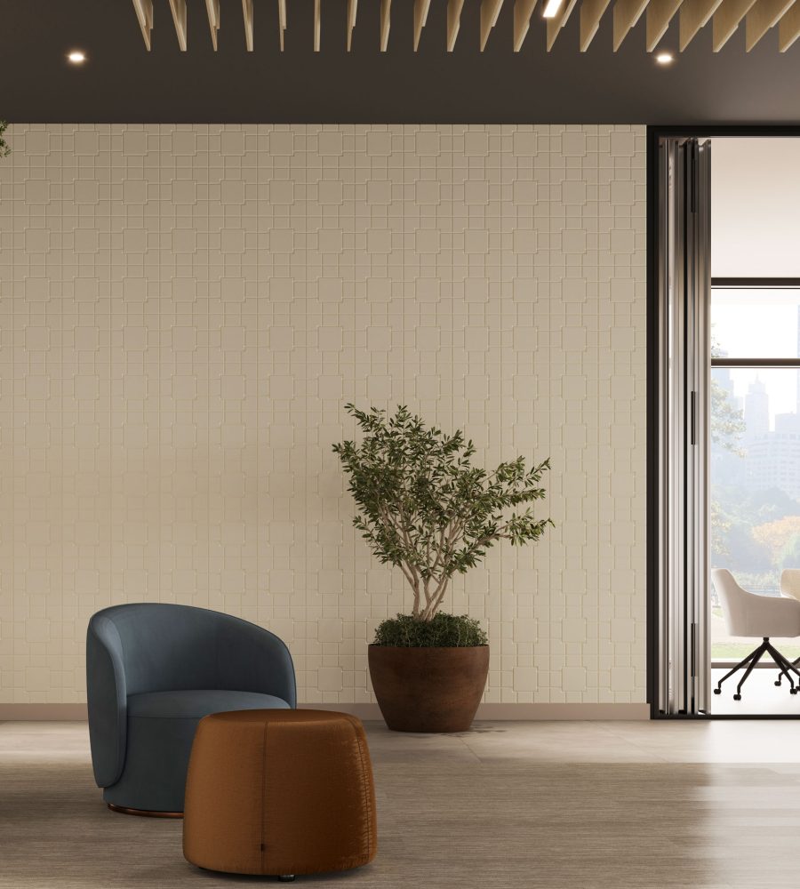 Fracture Plaza Tiles | Premier Collection | Pearl