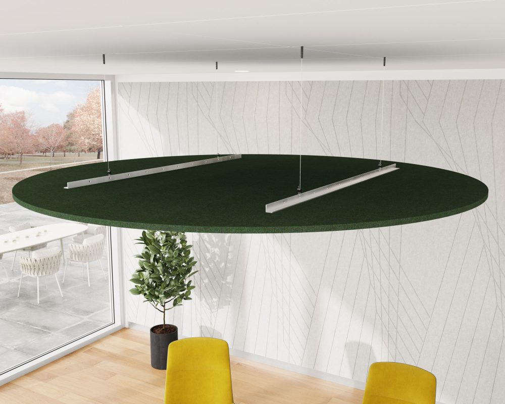 Circle Ceiling Clouds | Kale | Premier Collection