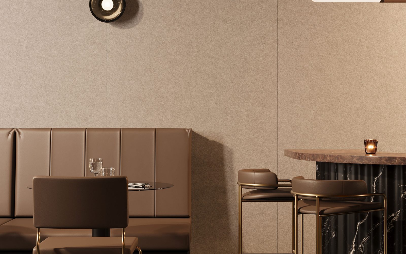 Solid Wall Panels | Umber | Premier Collection
