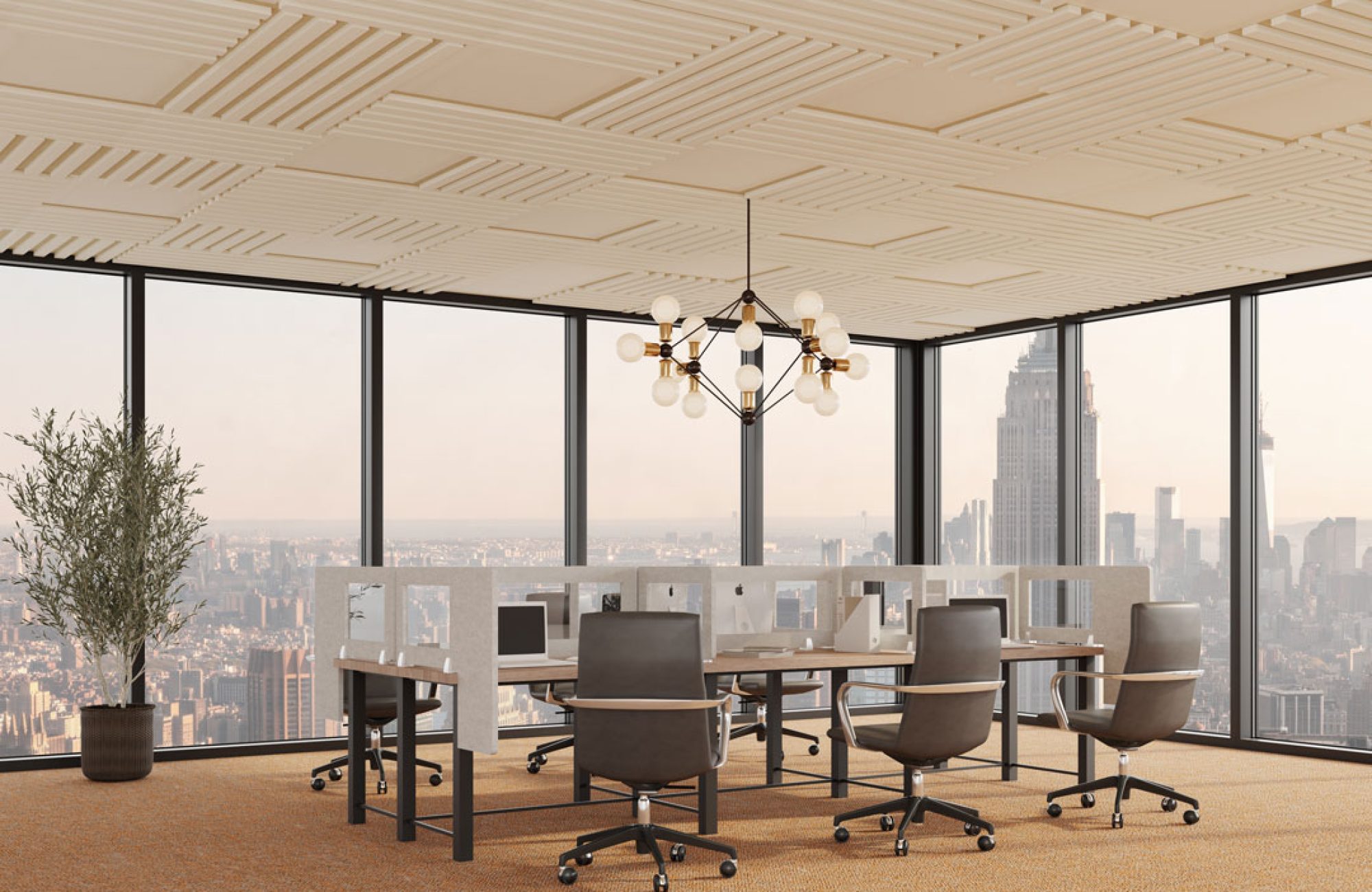 SoftenUp, Plateau Ceiling Frames | White, Ivory | Premier Collection