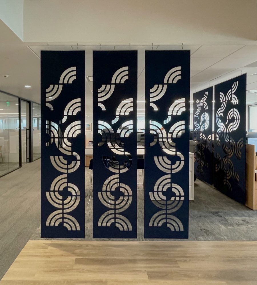 Creative Cut, Turntable Wall Screens | Midnight | Premier Collection