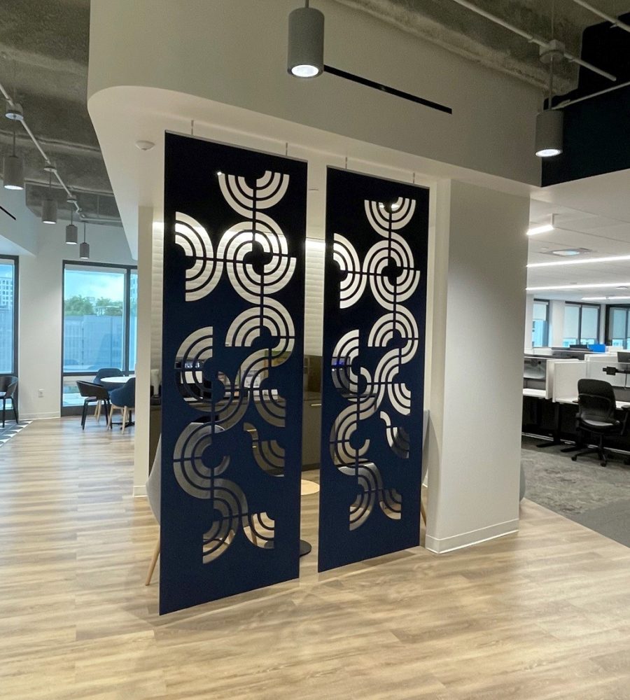 Creative Cut, Turntable Wall Screens | Midnight | Premier Collection