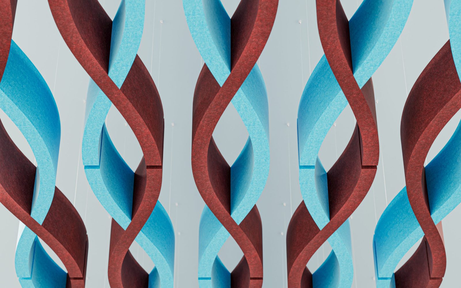 Billow Connect Ceiling Baffles | Azur, Currant | Premier Collection