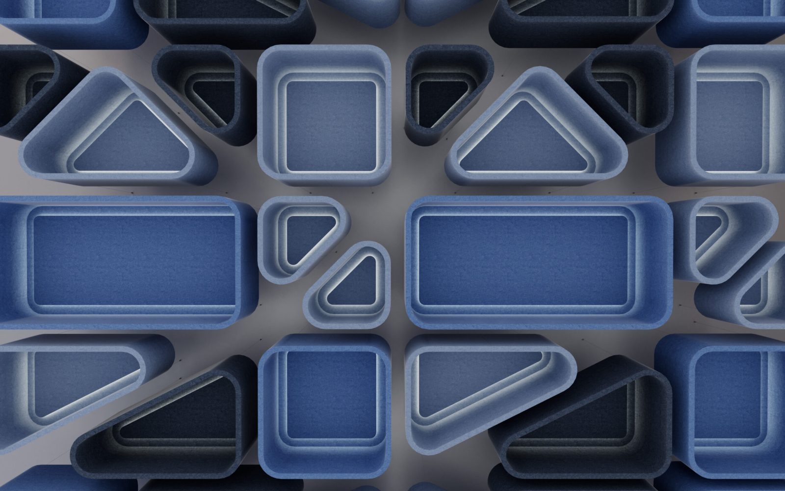 Skipping Stones Ceiling Clouds | Granite, Marine, Periwinkle | Premier Collection