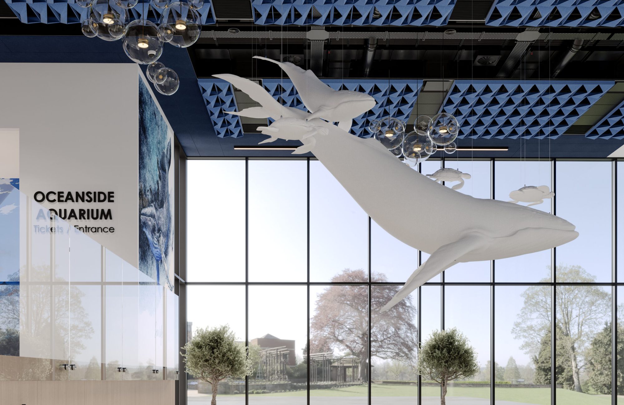 Gills, Salmon Ceiling Frame | Marine | Premier Collection