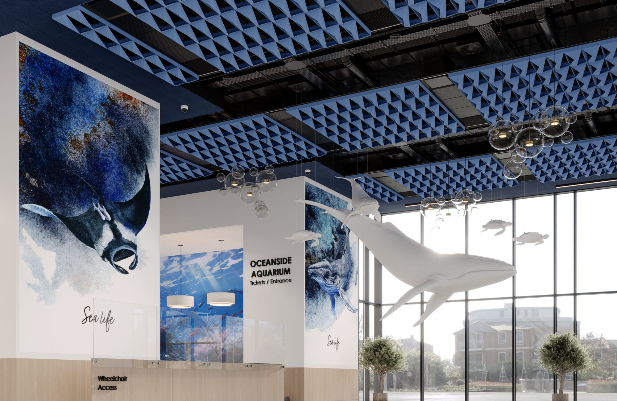 Gills, Salmon Ceiling Frame | Marine | Premier Collection