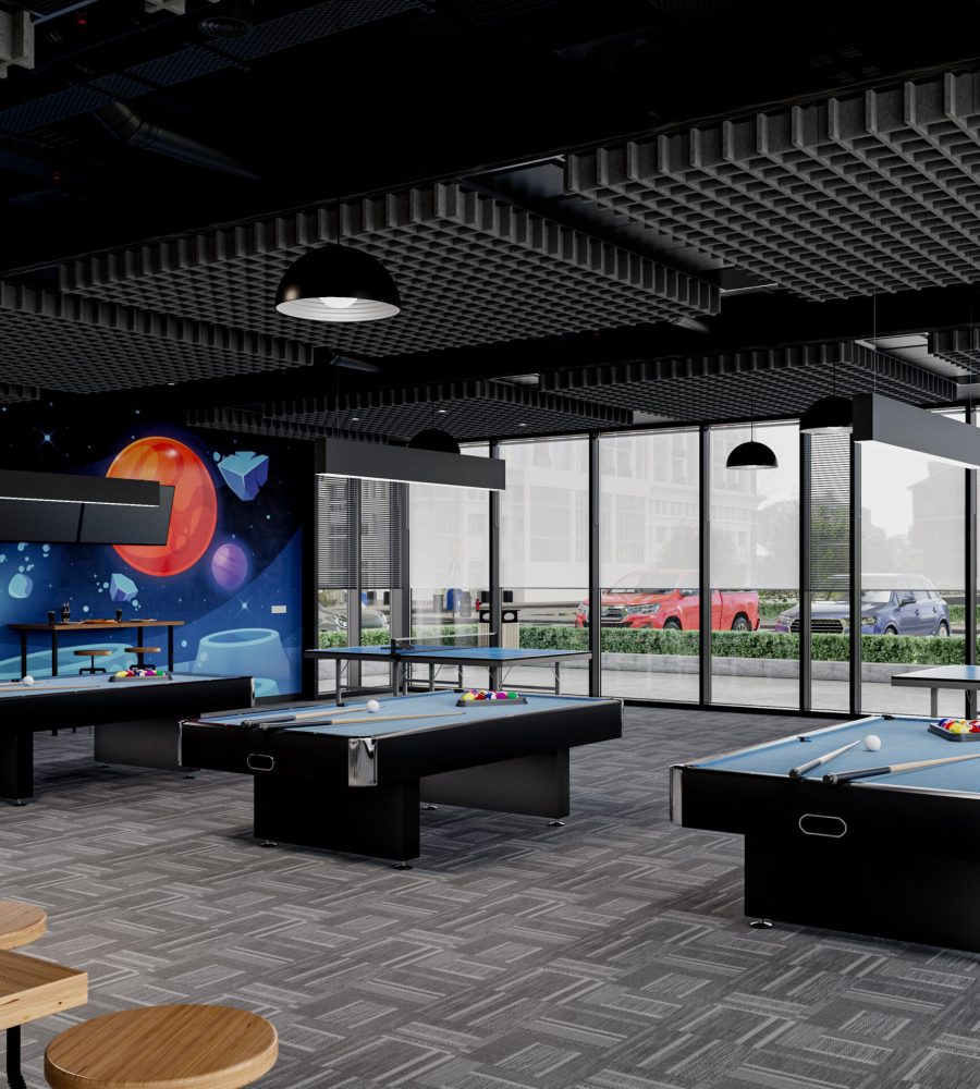 Woven, Pincheck Ceiling Frames | Slate | Premier Collection