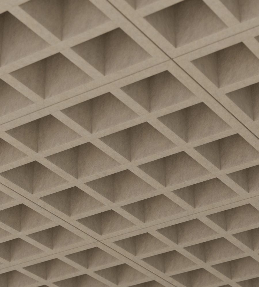 Woven, Tattersall Ceiling Frames | Almond | Premier Collection