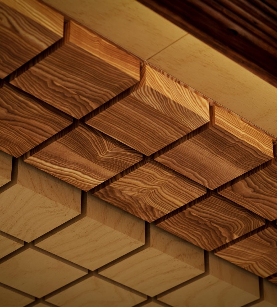 Vista, Desert Ceiling Frame | Baltic Birch & European Larch | WoodGrain Collection