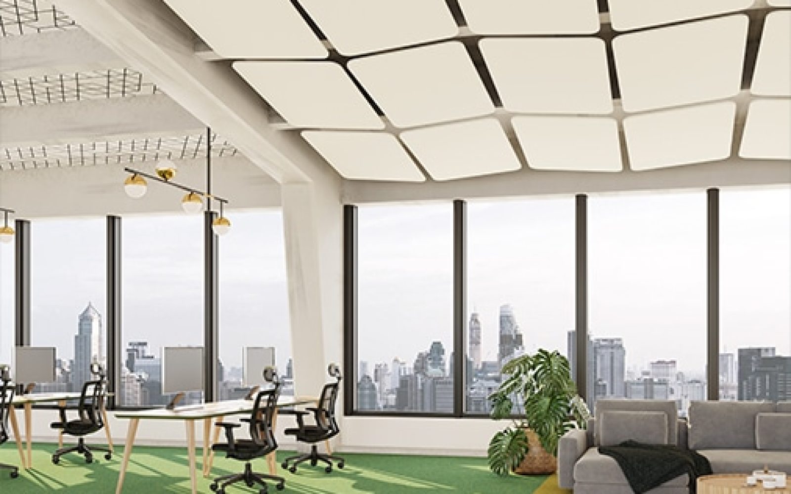 Rectangle Ceiling Clouds | White | Premier Collection